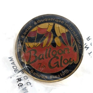 1993 Balloon Glow Albuquerque Int'l Balloon Fiesta Enamel Pin Hot Air Balloons